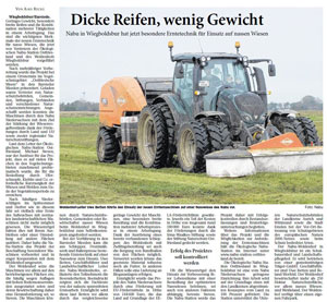 Read more about the article Neue Erntemaschinen für Nabu-Woldenhof